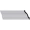 Ekena Millwork 3 1/4"H x 3 1/4"P x 4 1/2"F x 94 1/2"L Salem Traditional Smooth Crown Moulding MLD03X03X04SA - alternate 1